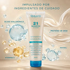 Salerm – Champú Rejuvenecedor con Ácido Hialurónico y Proteínas de Seda para Cabello Seco y Dañado 300ml