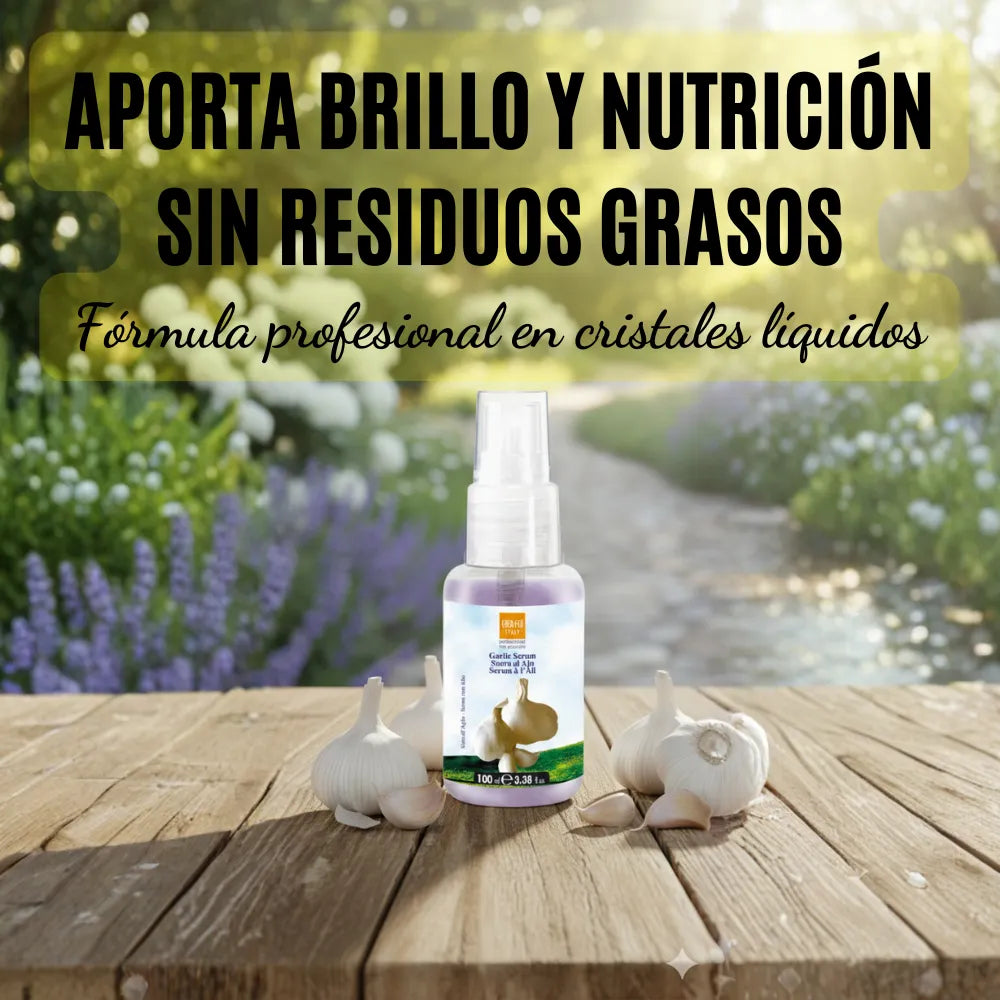 Serum Capilar al Ajo – Cristales Líquidos Regenerantes | 100 ml