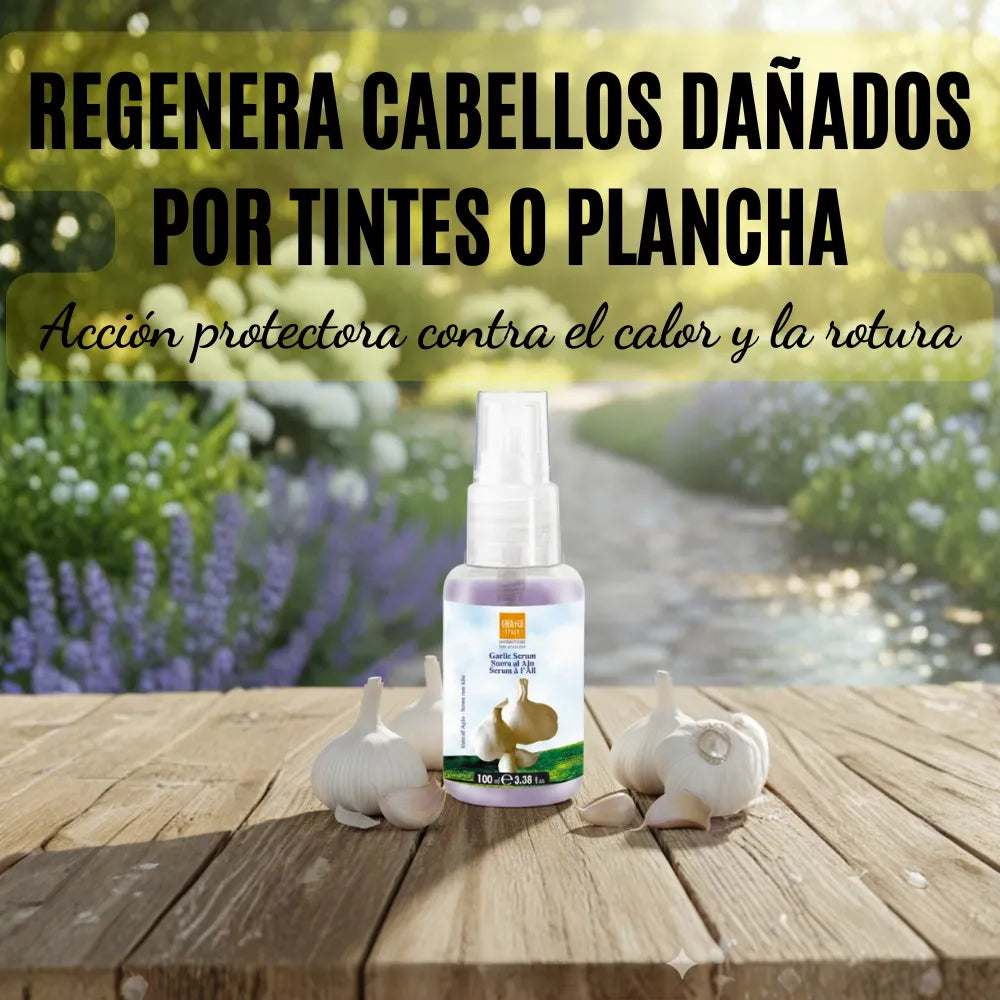 Serum Capilar al Ajo – Cristales Líquidos Regenerantes | 100 ml
