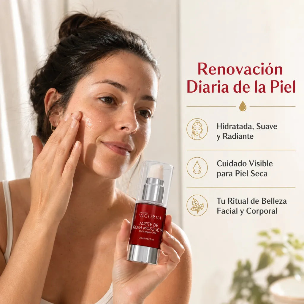 Vicorva – Aceite de Rosa Mosqueta Regenerador para Rostro y Cuerpo 20ml