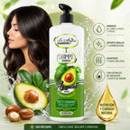 Be´Shyne – Champú Hidratante con Aguacate y Aceite de Argán para Cabello Seco y Frágil 1L