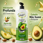 Be´Shyne – Champú Hidratante con Aguacate y Aceite de Argán para Cabello Seco y Frágil 1L