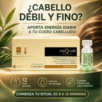 Ever Ego Italy – Loción Capilar Energizante NeQual Fortalecedora para Cabello Fino y Débil con Romero y Ortiga 12 x 12ml